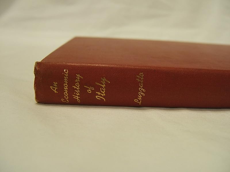 Economic History of Italy by Gino (1878-1964) Luzzatto