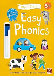 School Success: Easy Phonics: Wipe-clean book with pen