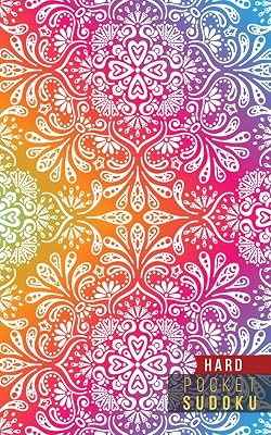 Pocket Sudoku Hard: 158 Hard Sudoku Puzzles with Solutions | Pocket Sudoku Puzzle Books | Large Print Sudoku Puzzle Books For Adults | Sudoku For Seniors | Travel Size | Sacred Geometry Mandalas