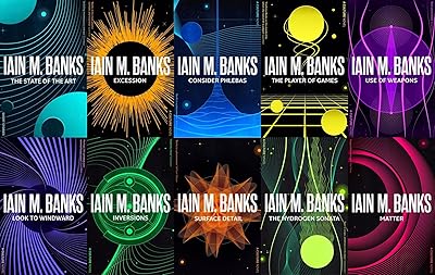 Iain M Banks Culture Series 10 Books Collection Set (Consider Phlebas, The Player of Games, Use of Weapons, The State of the Art, Excession, Inversions, Look To Windward, Surface Detail & More)