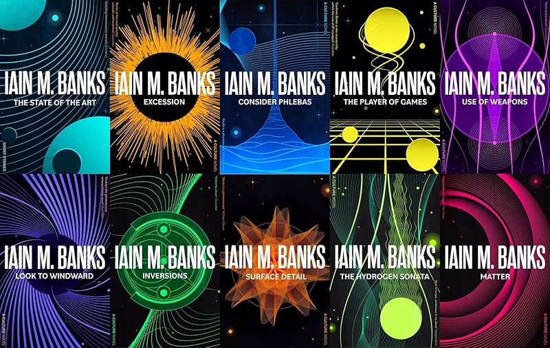 Iain M Banks Culture Series 10 Books Collection Set (Consider Phlebas, The Player of Games, Use of Weapons, The State of the Art, Excession, Inversions, Look To Windward, Surface Detail & More) by Iain M. Banks