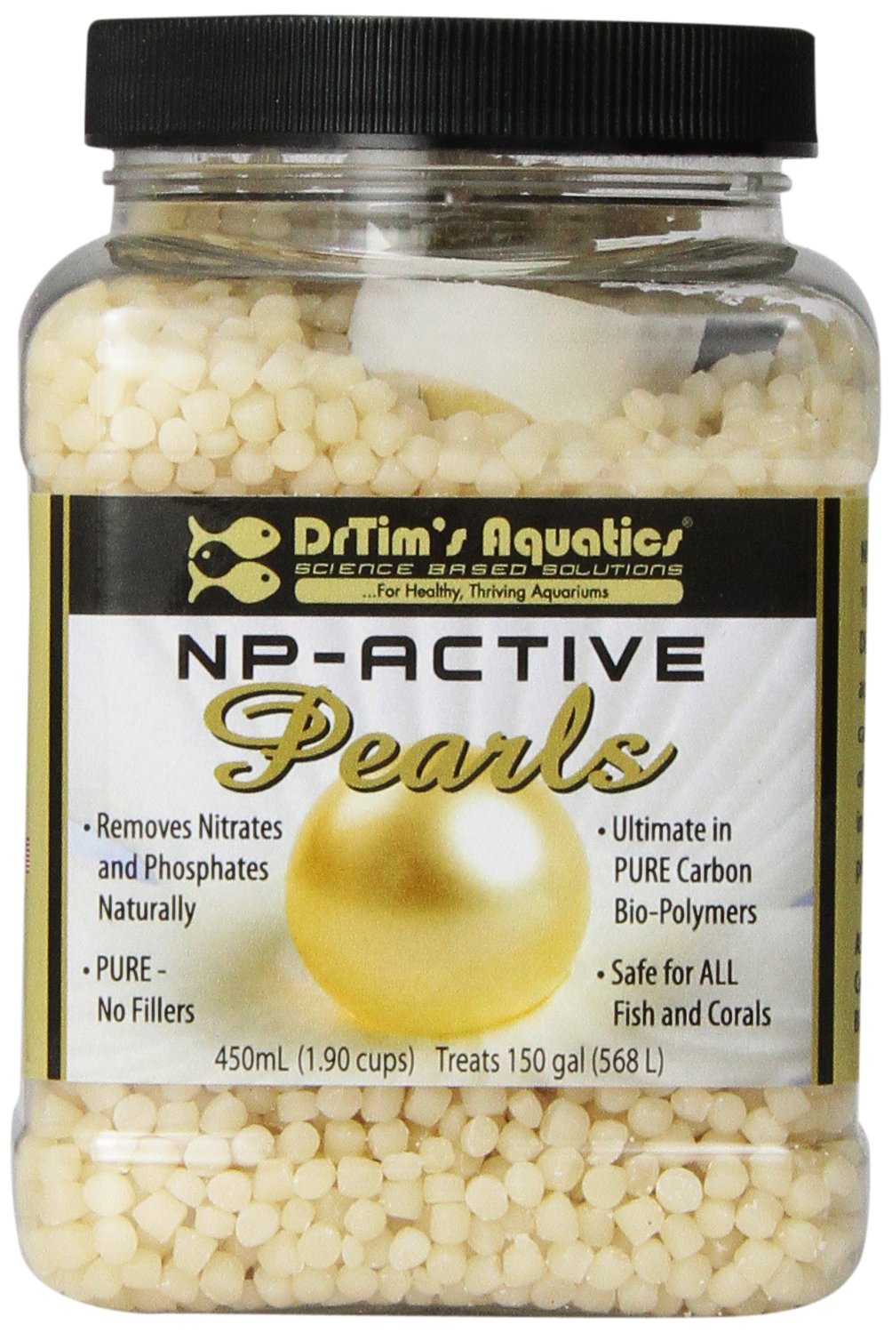 

DrTim's Aquatics 801 NP-Active Pearls for Aquarium