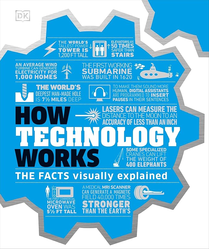 How Technology Works: The Facts Visually Explained (DK How Stuff Works) by DK
