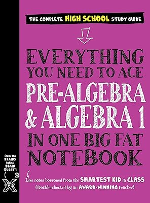 Everything You Need to Ace Pre-Algebra and Algebra I in One Big Fat Notebook (Big Fat Notebooks)