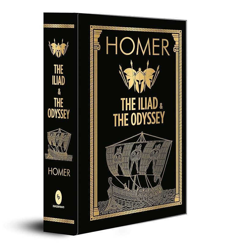 The Iliad & the Odyssey (Deluxe Hardbound Edition) by Homer