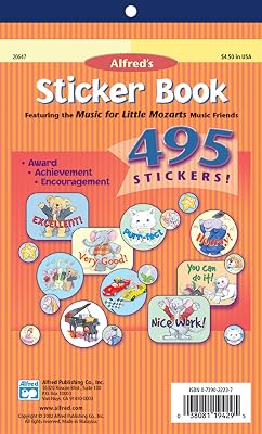 Music for Little Mozarts Sticker Book: Featuring the Music for Little Mozarts Music Friends, Sticker Book