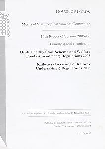 14th Report of Session 2005-06: Drawing Special Attention to Draft Asylum(designated States)(no.2)order 2005