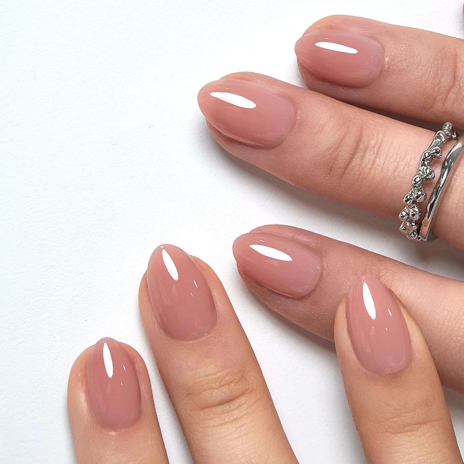 32Pcs Soft Gel Almond Extra Short Press On Nails, Reusable Peach Nude Fake Nails Kit With Glue & Tabs, Salon-Quality Stick On Nails For Women At-Home_voghion.com