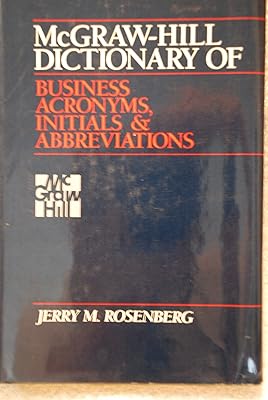 McGraw-Hill Dictionary of Business Acronyms, Initials, and Abbreviations