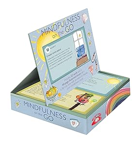 Mindfulness on the Go: Includes 52 cards and a 64-page illustrated book, all in a flip-top box with an easel to display your mindfulness cards by Anna Black