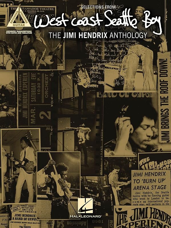 West Coast Seattle Boy: The Jimi Hendrix Anthology (Guitar Recorded Versions) by Jimi Hendrix