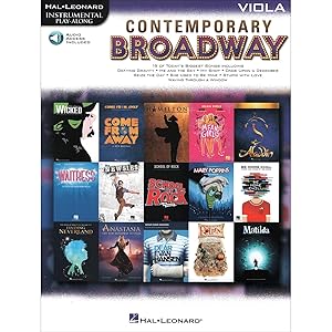 Contemporary Broadway: Instrumental Play-Along for Viola by Hal Leonard Corp.