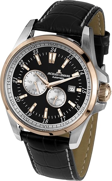 jacques lemans mens 1-1774d liverpool sport analog automatic