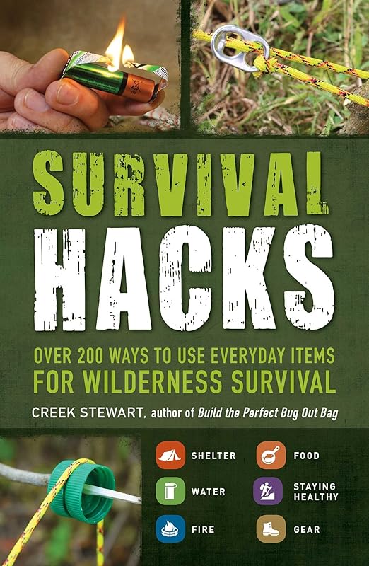Survival Hacks: Over 200 Ways to Use Everyday Items for Wilderness Survival (Life Hacks Series) by Creek Stewart