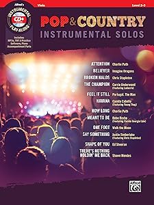 Pop & Country Instrumental Solos for Strings: Book & CD (Instrumental Solos Series)