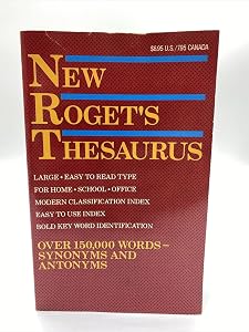 New Rogets Thesaurus Edition