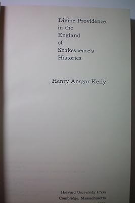 Divine Providence in the England of Shakespeare's Histories