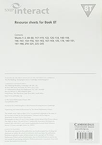 SMP Interact Resource Sheets for Books 8T: for the Mathematics Framework (SMP Interact for the Framework)