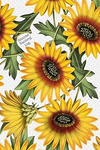 Glucose Tracking Log: Daily Glucose Log Book for Monitoring Your Blood Glucose Levels | Sunflowers by ColorMePositive Journals
