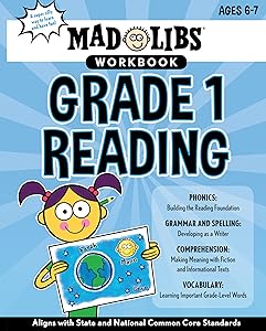 Mad Libs Workbook: Grade 1 Reading: Aligns with State and National Common Core Standards (Mad Libs Workbooks)