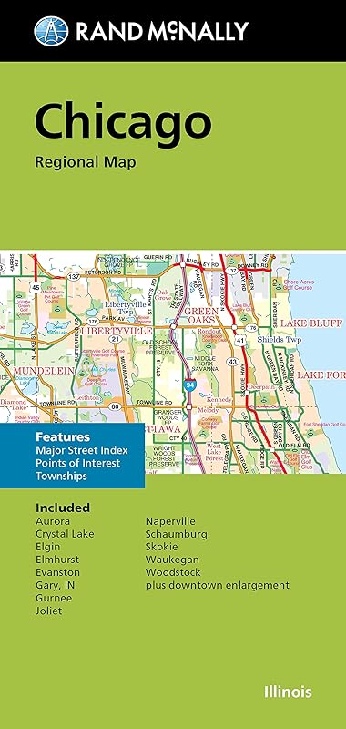 Rand McNally Folded Map: Chicago Regional Map by Rand McNally