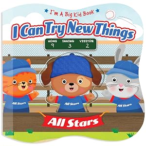 I Can Try New Things - Children's Touch and Feel Board Book - Sensory Board Book