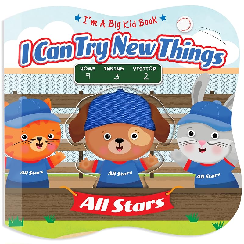 I Can Try New Things - Children's Touch and Feel Board Book - Sensory Board Book by Little Hippo Books