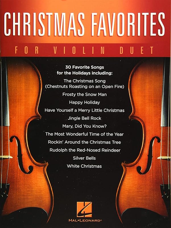 Christmas Favorites for Violin Duet by Hal Leonard Publishing Corporation