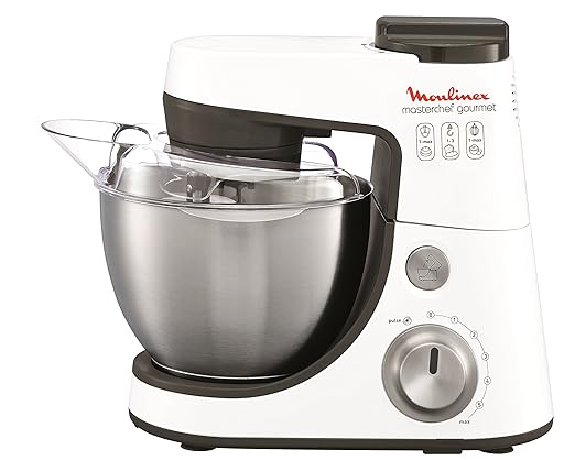 Descuento en Moulinex Masterchef Gourmet Silver - Robot de cocina, 900 W, bol de 4 l en Amazon