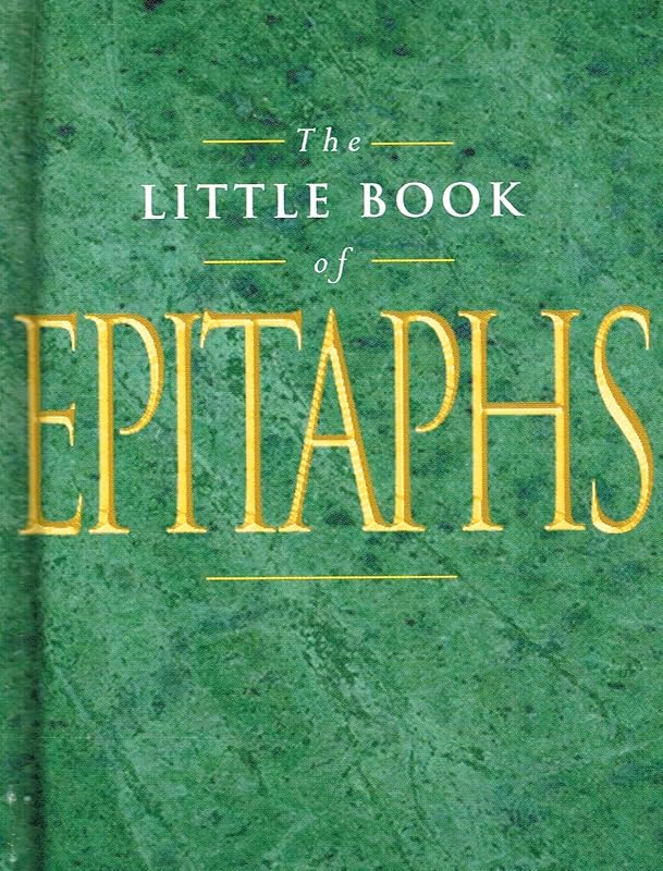 The Little book of Epitaphs by Esme Editor Hawes