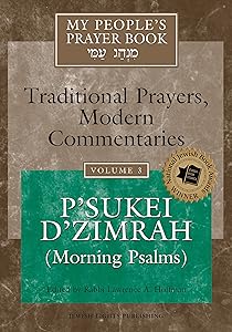 My People's Prayer Book Vol 3: P'sukei D'zimrah (Morning Psalms)