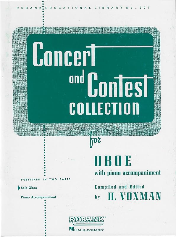 Concert and Contest Collection for Oboe: Solo Book Only by H. Voxman