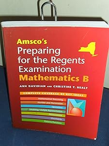 Preparing for the Regent's Examination: Mathematics B by Ann Davidian
