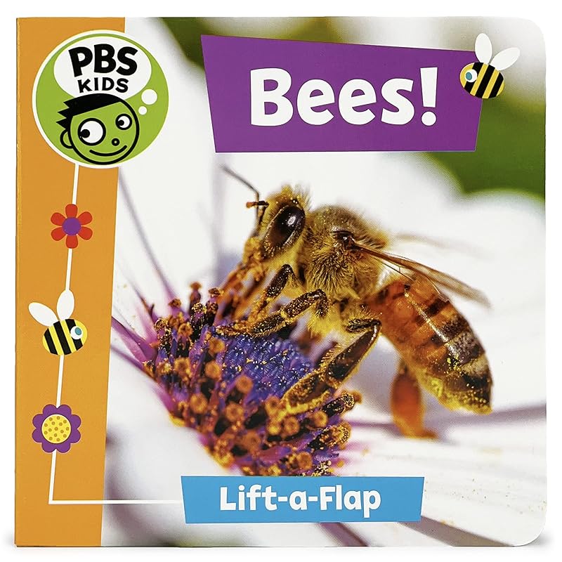 Bees! A PBS Kids Lift-a-Flap Board Book for Babies and Toddlers, Ages 1-4 by Cottage Door Press