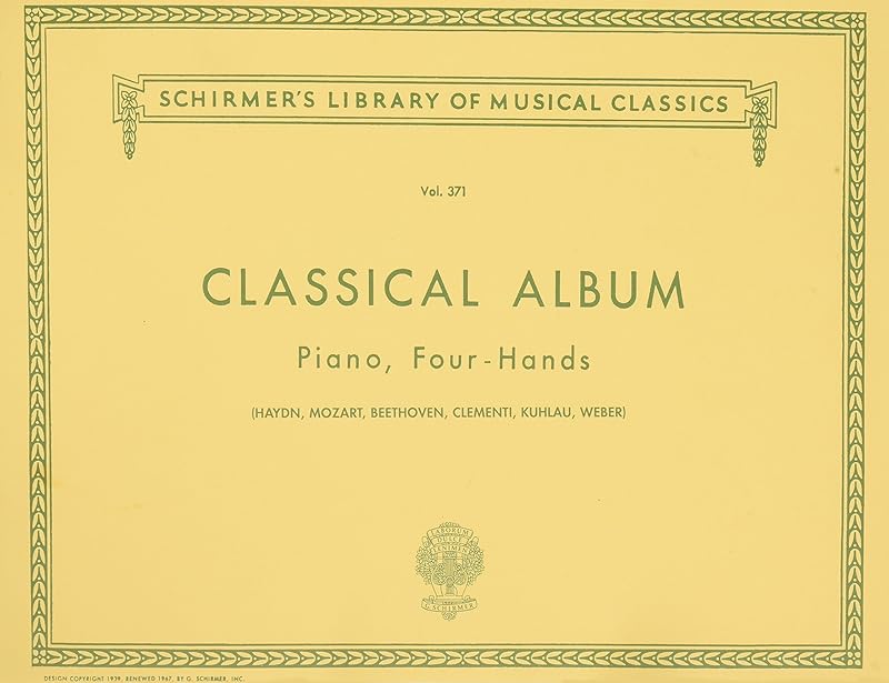 Classical Album Piano, Four-Hands: Twelve Original Pieces (The Schirmer Library of Classics, 371) by Joseph Haydn