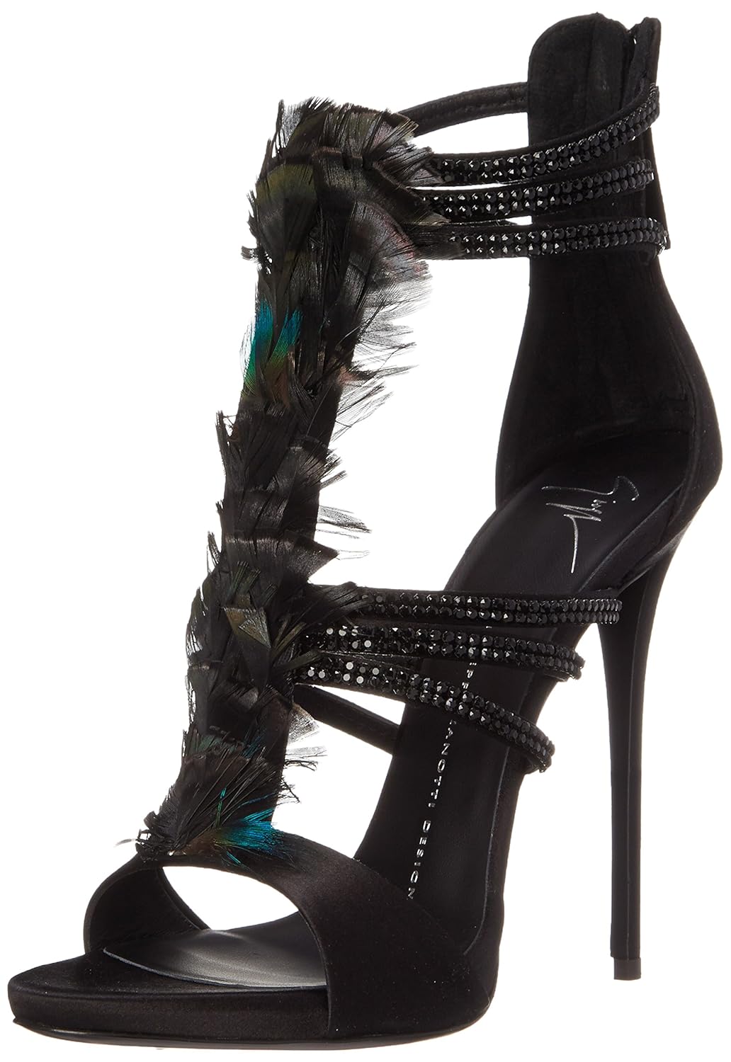 

Giuseppe Zanotti Women's Feathered Strappy Dress Sandal