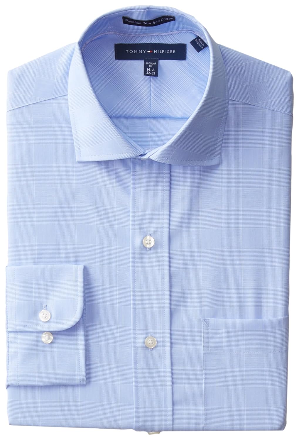 

Tommy Hilfiger Men's Regular Fit Non Iron Plaid