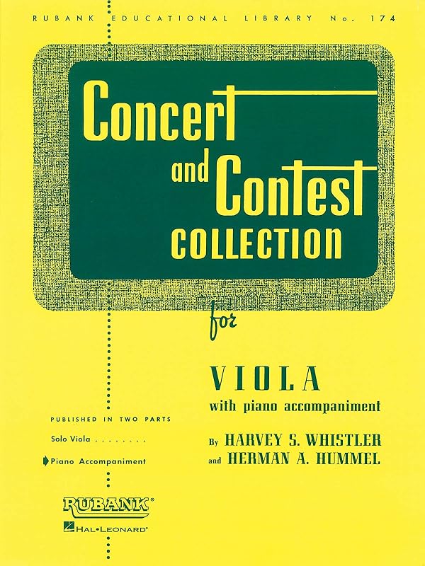 Concert and Contest Collection for Viola: Piano Accompaniment by H. Voxman