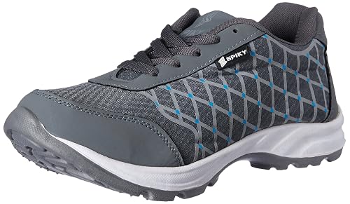 Spiky Men's Grey Boating Shoes - 9 UK/India (43 EU)(SPS8003)