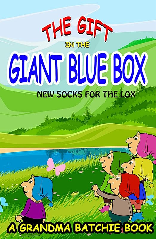 The Gift In The Giant Blue Box: New socks for the Lox by Kerry Batchelder