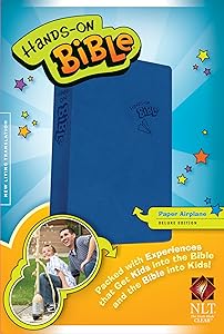 Hands-On Bible NLT (LeatherLike, Blue)