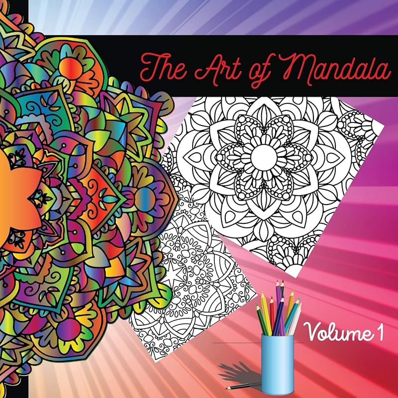 The Art of Mandala - Adult Coloring Books: Adult Coloring Books by unknown author