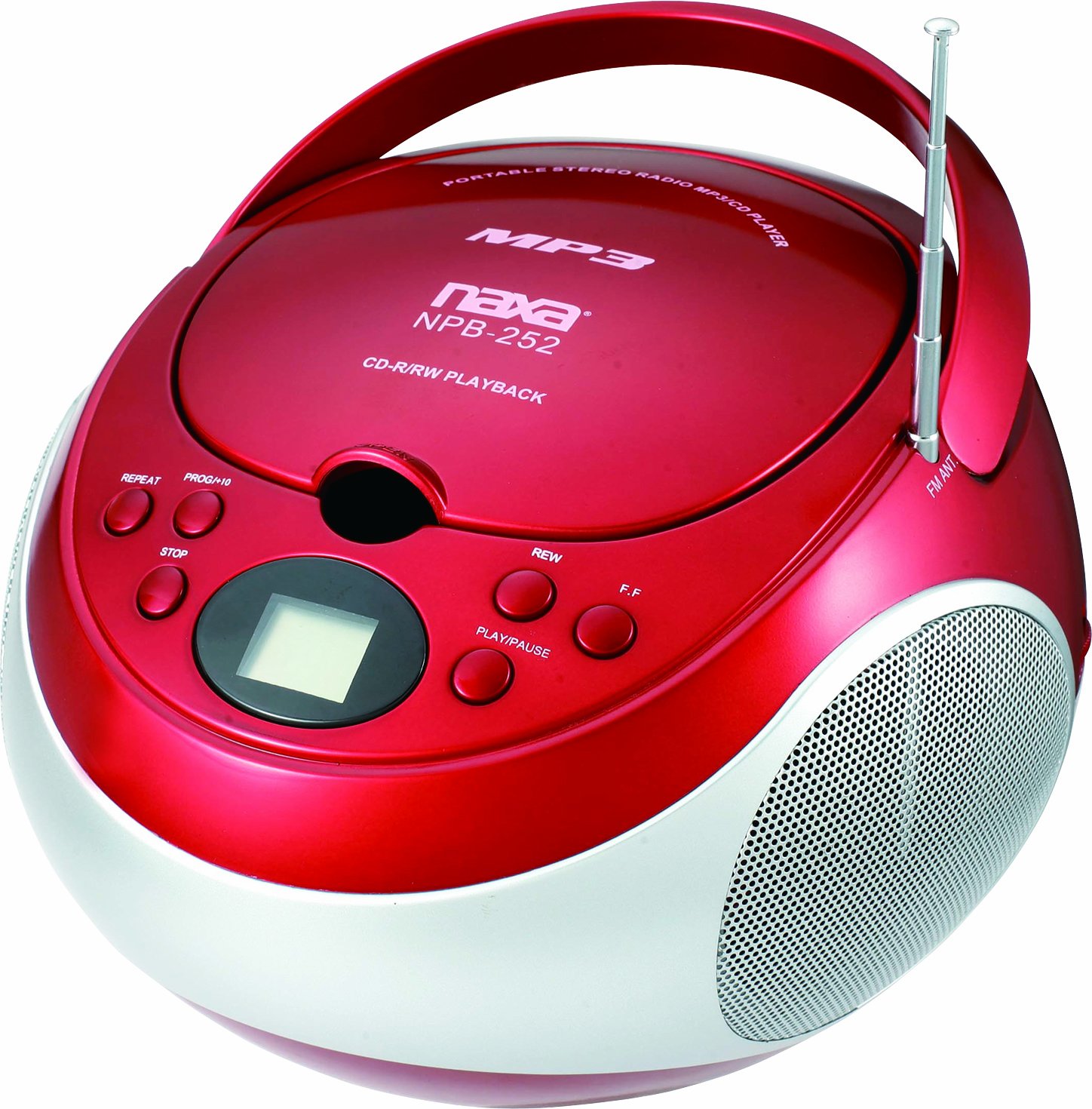 

NAXA Electronics Portable MP3/CD Player with AM/FM Stereo Radio