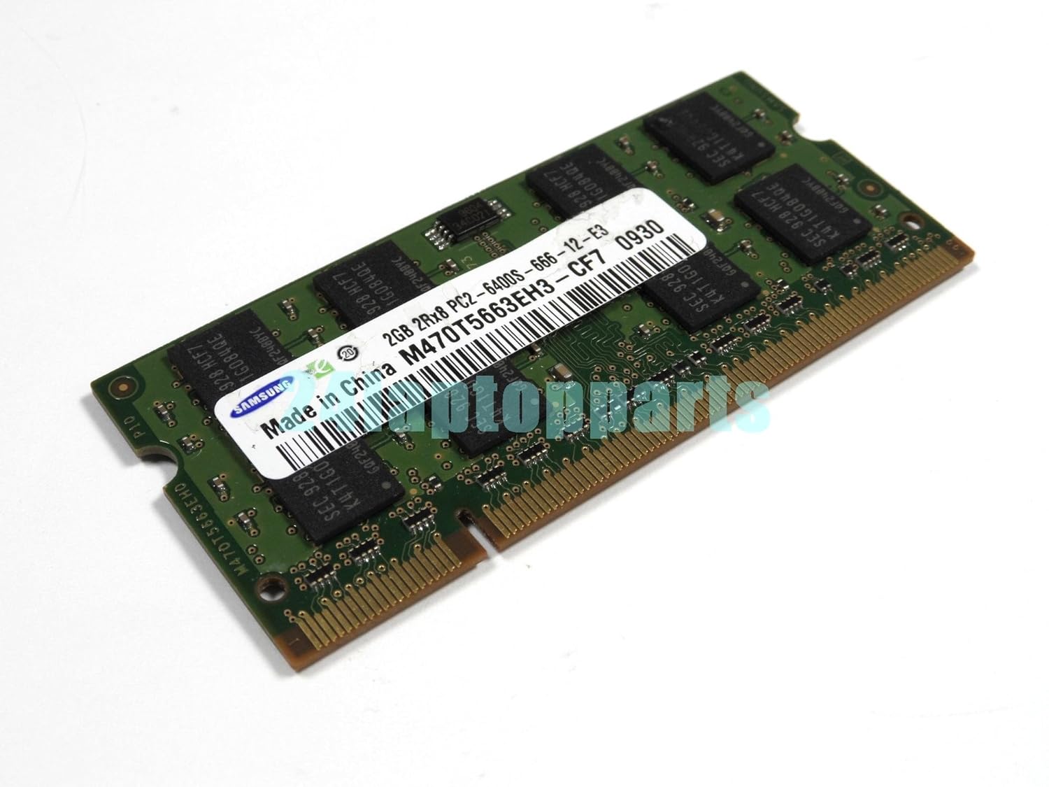 

Samsung M470T5663EH3-CF7 2GB DDR2 PC2-6400 800MHz 200 pin DDR2 SODIMM