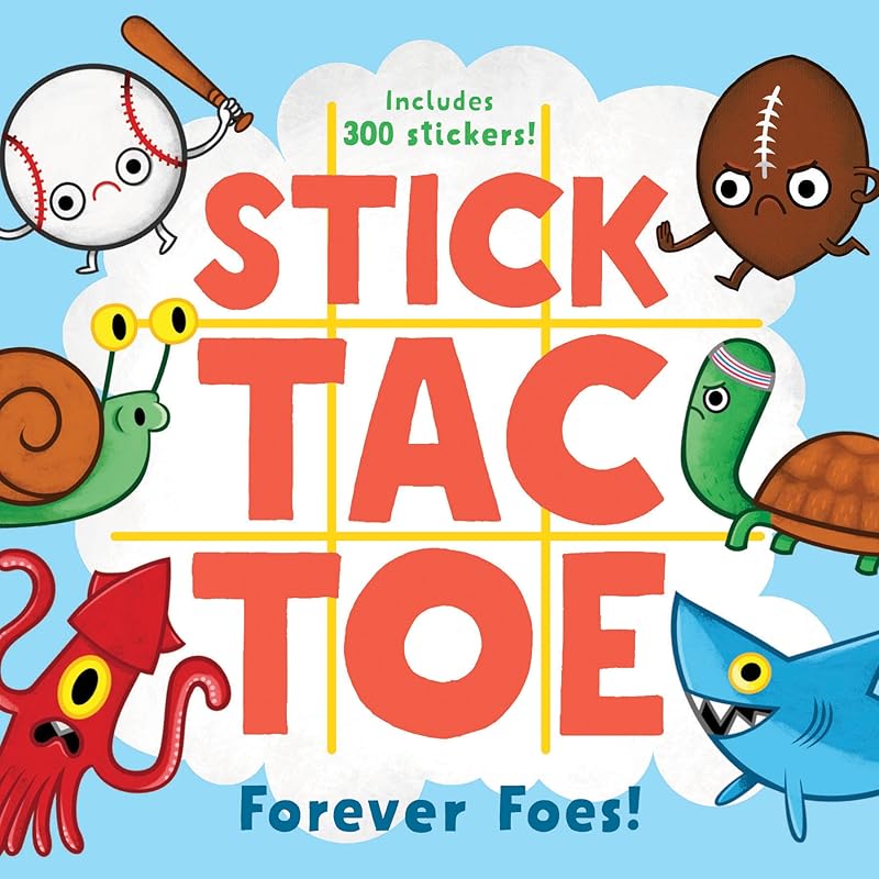 Stick Tac Toe: Forever Foes!: (Kids Games, Funny Games for Children) by Chronicle Books