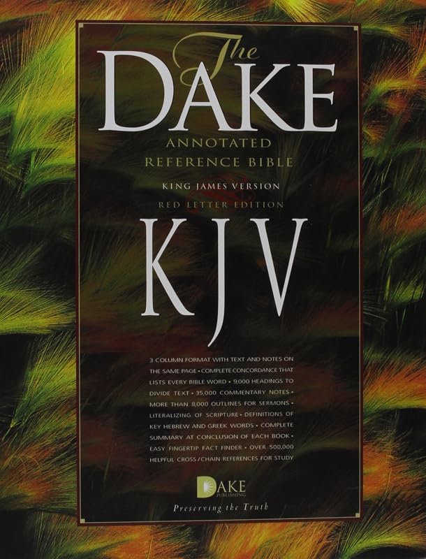 Dake Annotated Reference Bible-KJV by Finis J Dake