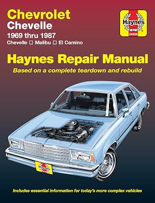 Chevrolet Chevelle, Malibu & El Camino (69-87) Haynes Repair Manual (Does not include information specific to diesel engines. Includes vehicle ... exclusion noted) (Haynes Repair Manuals)