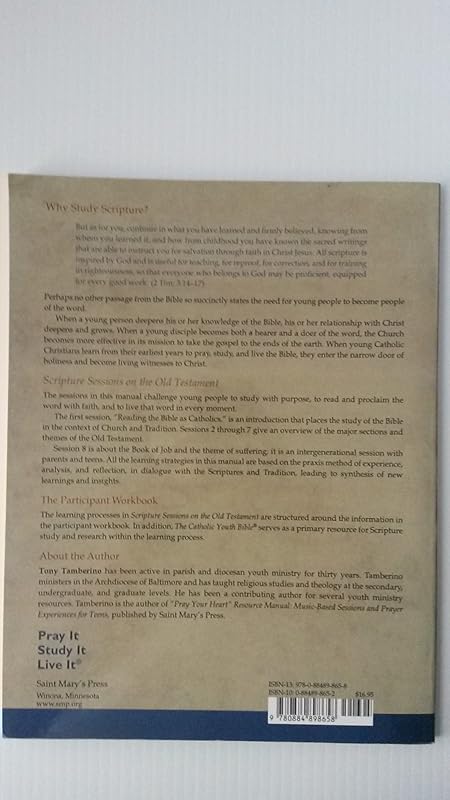 Scripture Sessions on the Old Testament (Leader's Guide) by Tony Tamberino