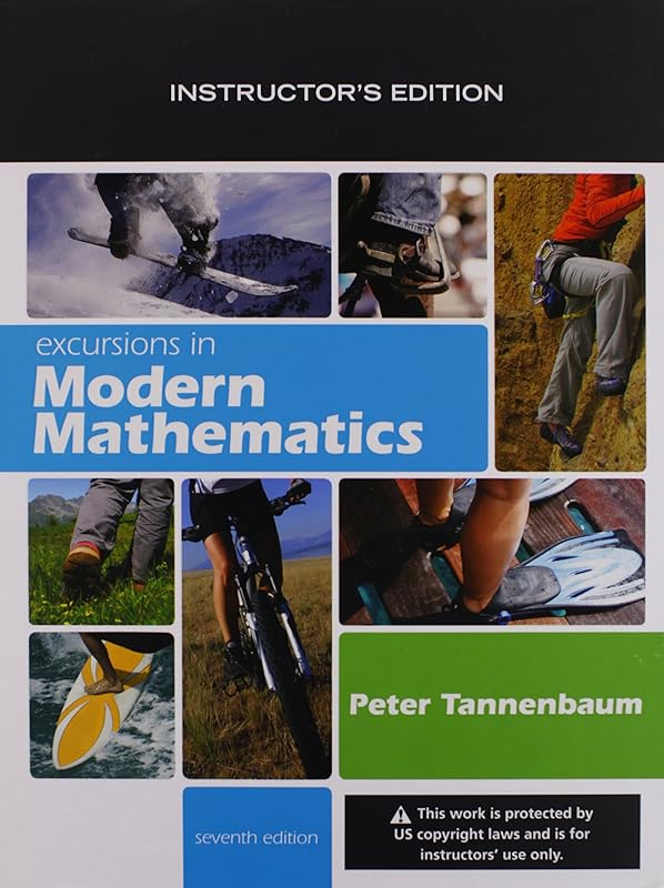 Excursions in Modern Mathematics Instructor's Edition by Peter Tannenbaum