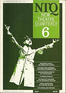 New Theatre Quarterly 6: Volume 2, Part 2 (Vol 6)